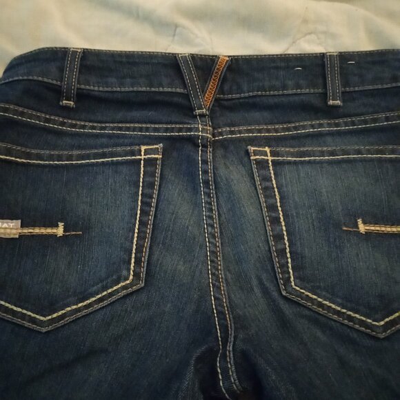 Women's Ariat Rebar Mid Rise DuraStretch Riverter Bootcut Size 31S - Picture 8 of 15